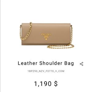Prada shoulder bag.
